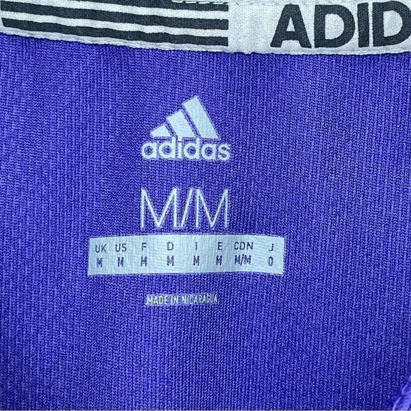 Adidas Men’s Purple Diamond King Elite Two-Button Baseball Jersey Medium - Picture 11 of 12